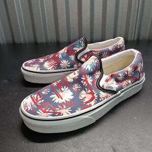 Vans Classic Slip On Floral Sneakers Unisex Men Women